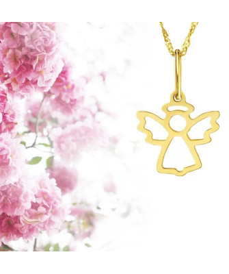 Necklace with an angel