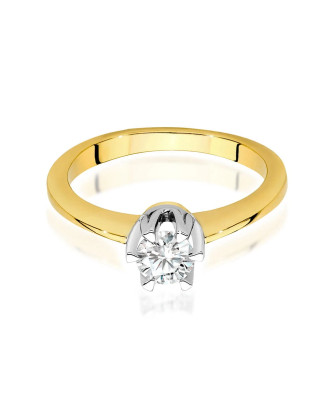 Engagement ring with 0.40ct diamond
