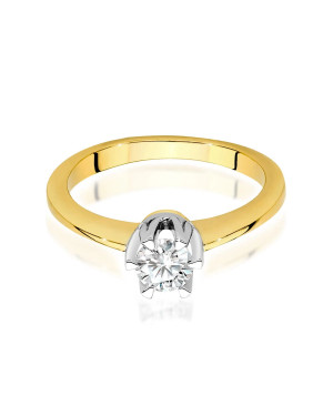 Engagement ring with 0.40ct diamond