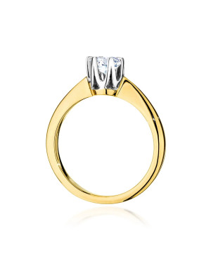 Engagement ring with 0.40ct diamond