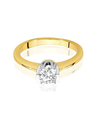 Engagement ring with 0.50ct diamond