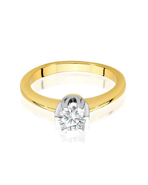 Engagement ring with 0.50ct diamond