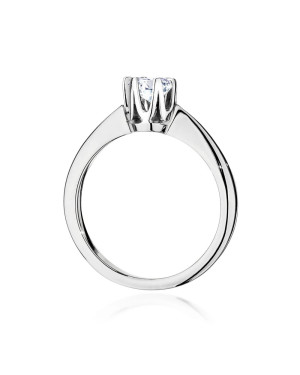 Diamond engagement ring white gold 0.50ct