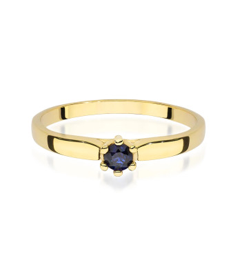 Pierścionek z szafirem 0,15ct
