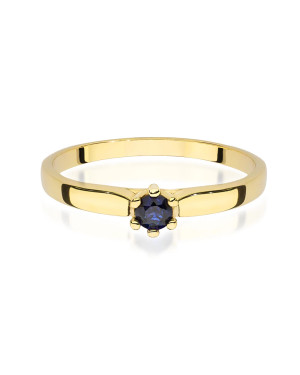 Pierścionek z szafirem 0,15ct