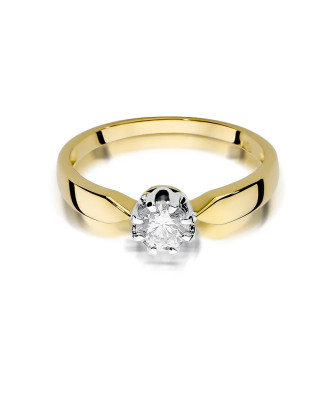 Engagement ring with a 0.40ct diamond