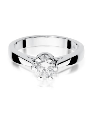 Pierścionek zaręczynowy diament białe złoto 1,00ct
