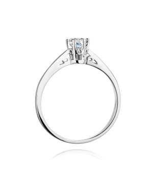 Pierścionek zaręczynowy diament białe złoto 1,00ct