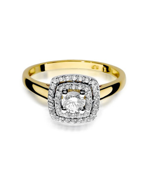 Gold ring with 0.50ct diamond