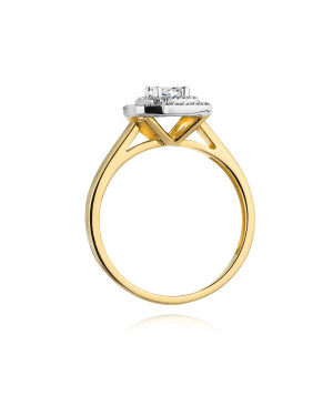Gold ring with 0.50ct diamond