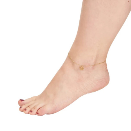 Gold foot bracelet SUMMER C3.2427s | GoldJewellery