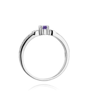 Ring with tanzanite white gold 0.15ct