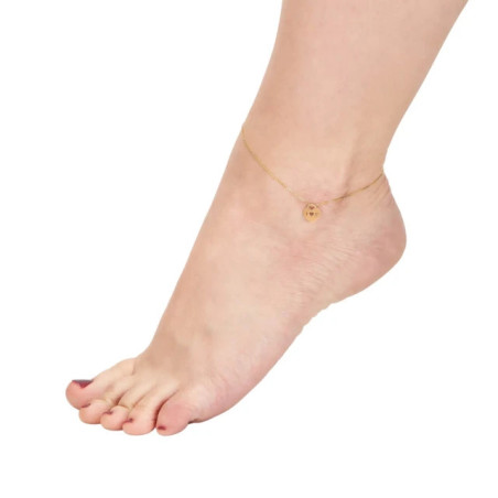 Gold ankle bracelet LOVE C3.2425c3 | GoldJewellery