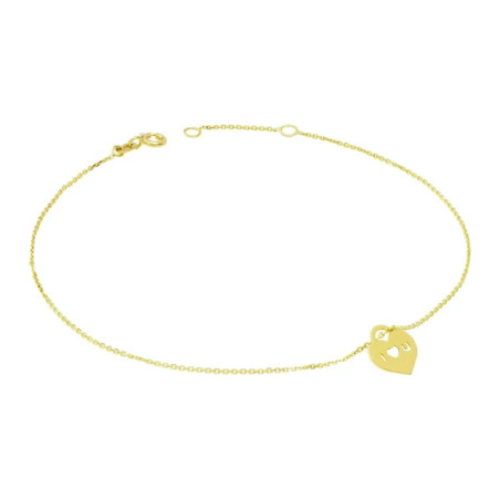 Gold ankle bracelet LOVE C3.2425c3 | GoldJewellery