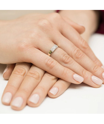 Diamond ring band 0.20ct