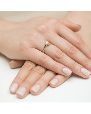 Pierścionek z diamentem 0,50ct