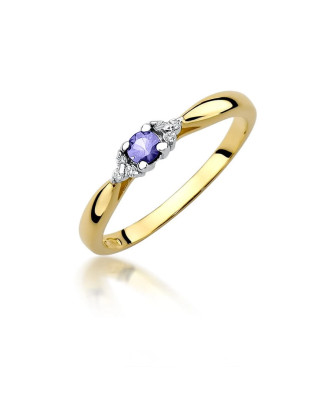 Tanzanite 14k gold ring