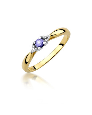 Tanzanite 14k gold ring