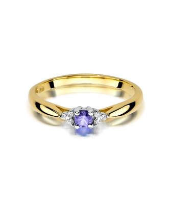Tanzanite 14k gold ring
