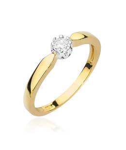 Diamond engagement ring 0.15ct