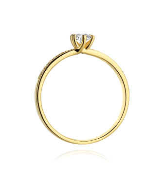 Engagement ring diamond 0.17ct certificate