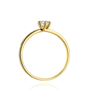 Engagement ring diamond 0.17ct certificate