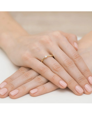 Engagement ring diamond 0.01ct