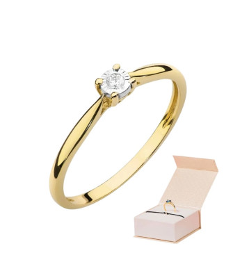 Engagement ring diamond 0.03ct