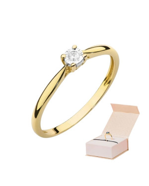 Engagement ring diamond 0.03ct