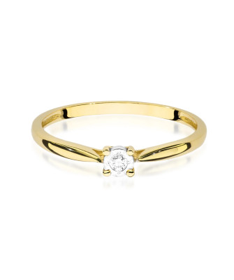 Engagement ring diamond 0.03ct