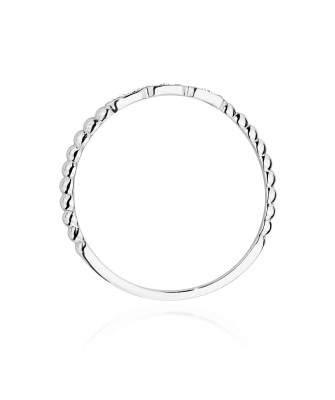 Gold ring with diamonds 0.03ct