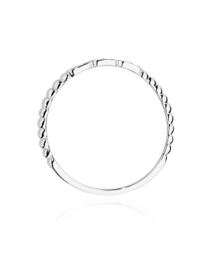 Gold ring with diamonds 0.03ct