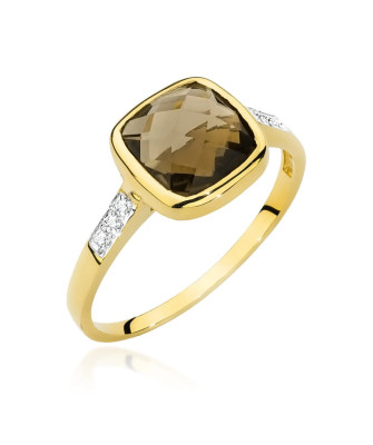 Smoky quartz ring 2.00ct