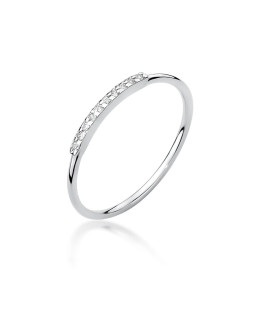 14k gold ring white gold diamonds 0.05ct