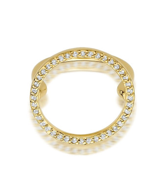 Diamond circle ring 0.20ct