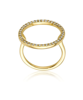 Diamond circle ring 0.20ct