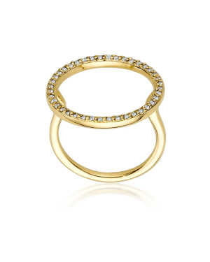 Diamond circle ring 0.20ct