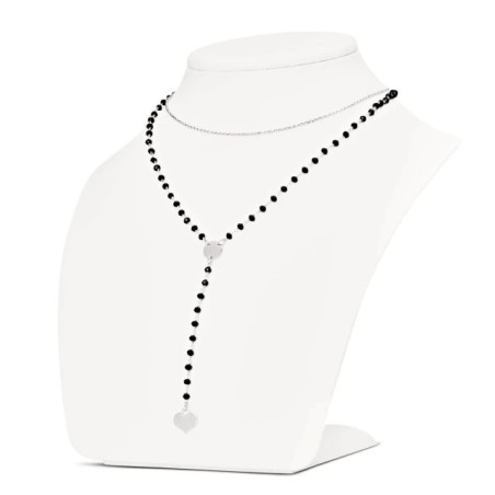 Engraved choker necklace with heart SN11 | GoldJewellery