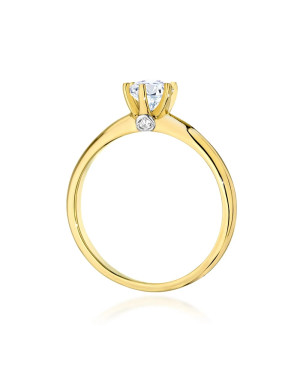 14k white sapphire ring certificate