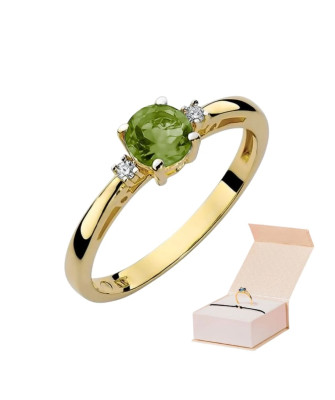 14k gold diamond ring