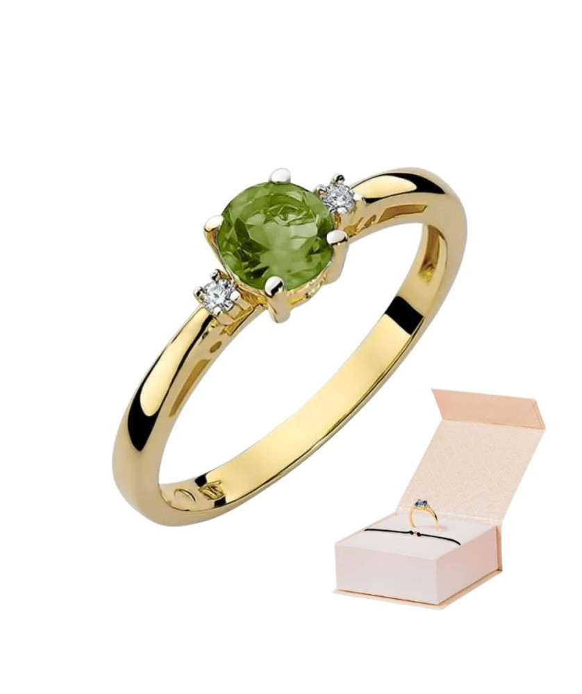 14k gold diamond ring