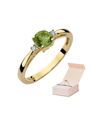 14k gold diamond ring