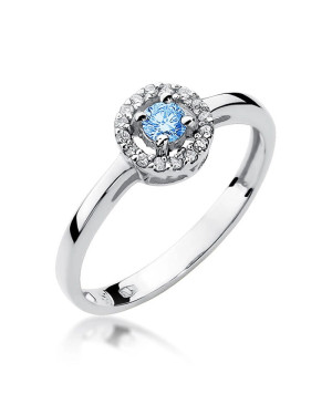 14k gold ring with topaz white gold