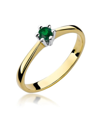 Emerald ring 0.30ct