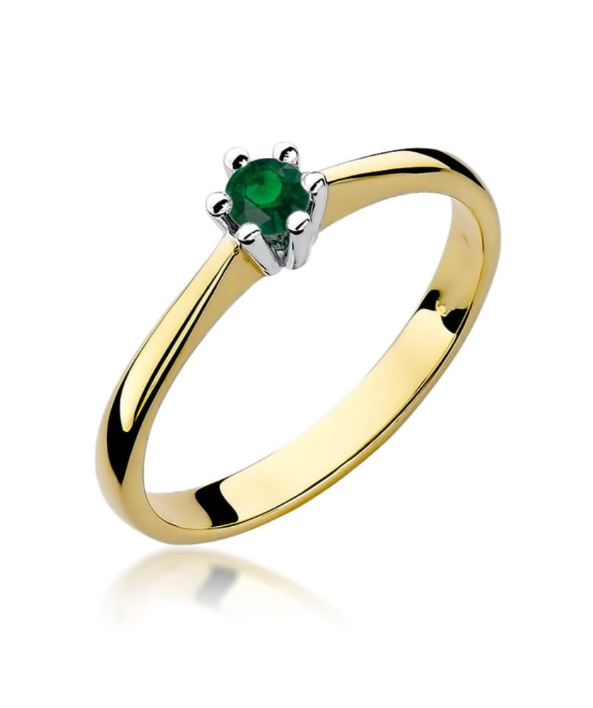 Emerald ring 0.30ct