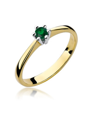 Emerald ring 0.30ct
