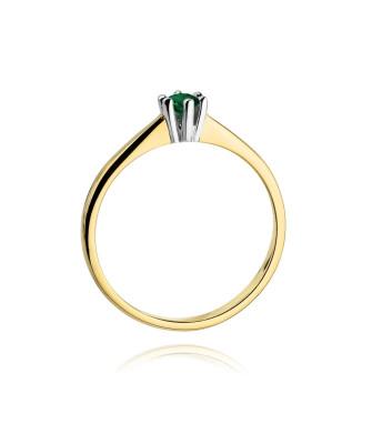 Emerald ring 0.30ct