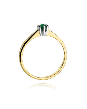 Emerald ring 0.30ct