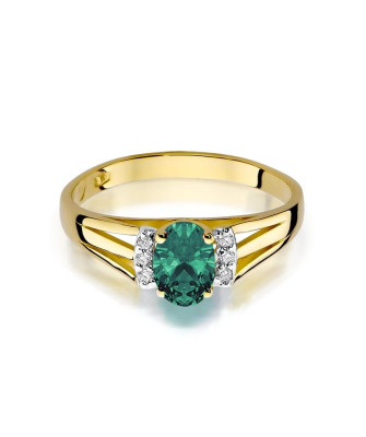 Emerald ring 0.40ct