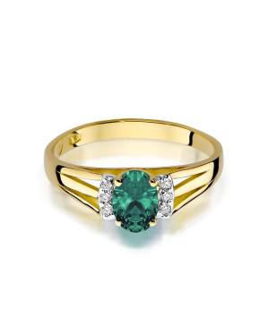 Emerald ring 0.40ct